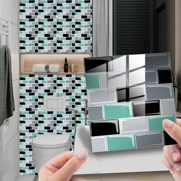 10Pcs 3D Self Adhesive Brick Wall Tiles Sticker Kitchen Bathroom Home Wallpaper 10Pcs 3D Self Adhesive Brick Wall Tiles Sticker Kitchen Bathroom Home Wallpaper